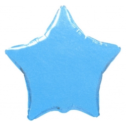 Balon foliowy Gwiazda Błękitna 46 cm